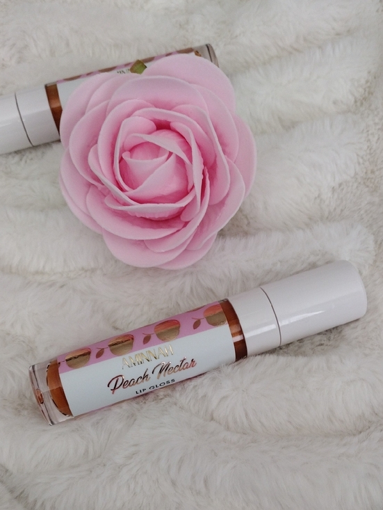 Aminnah Other - Aminnah Peach Nectar Lip Gloss — Peach Shade